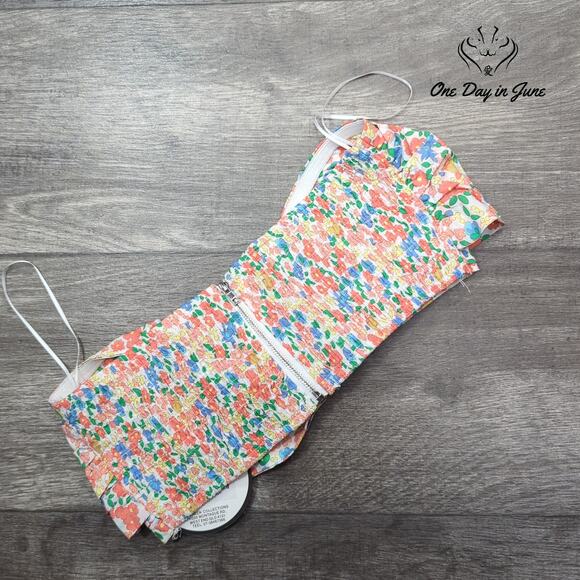 Shareen Collection Strapless Floral Top Size 12 - Picture 4 of 4